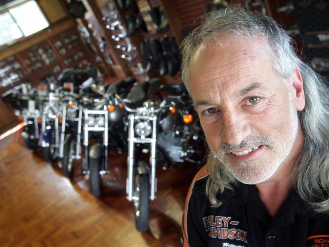 Tasmanian Bikies, a member of motorcycle clubs and the vice-president of the Tasmanian Motorcycle Council and the Harley Owners Group, Simon Hrycyszyn, 52, who runs Richardson's Harley-Davidson in Launceston