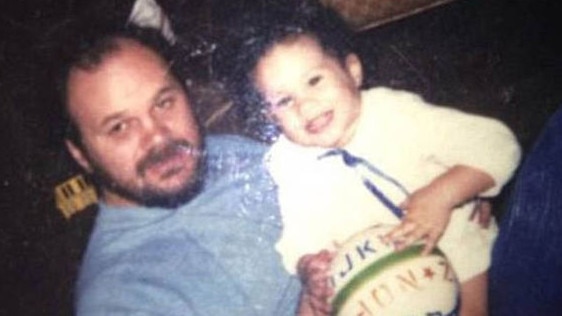 Meghan Markle pictured with her father Thomas Markle when she was a child. Picture: Supplied/Instagram