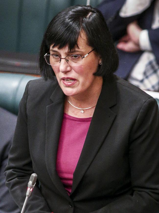 Leesa Vlahos in Parliament on Wednesday.