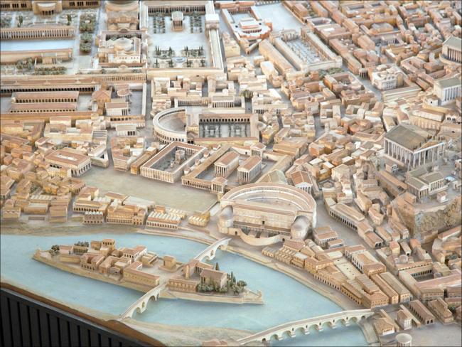 Scale model of ancient Rome. Picture: Jean-Pierre Dalbera/Flickr