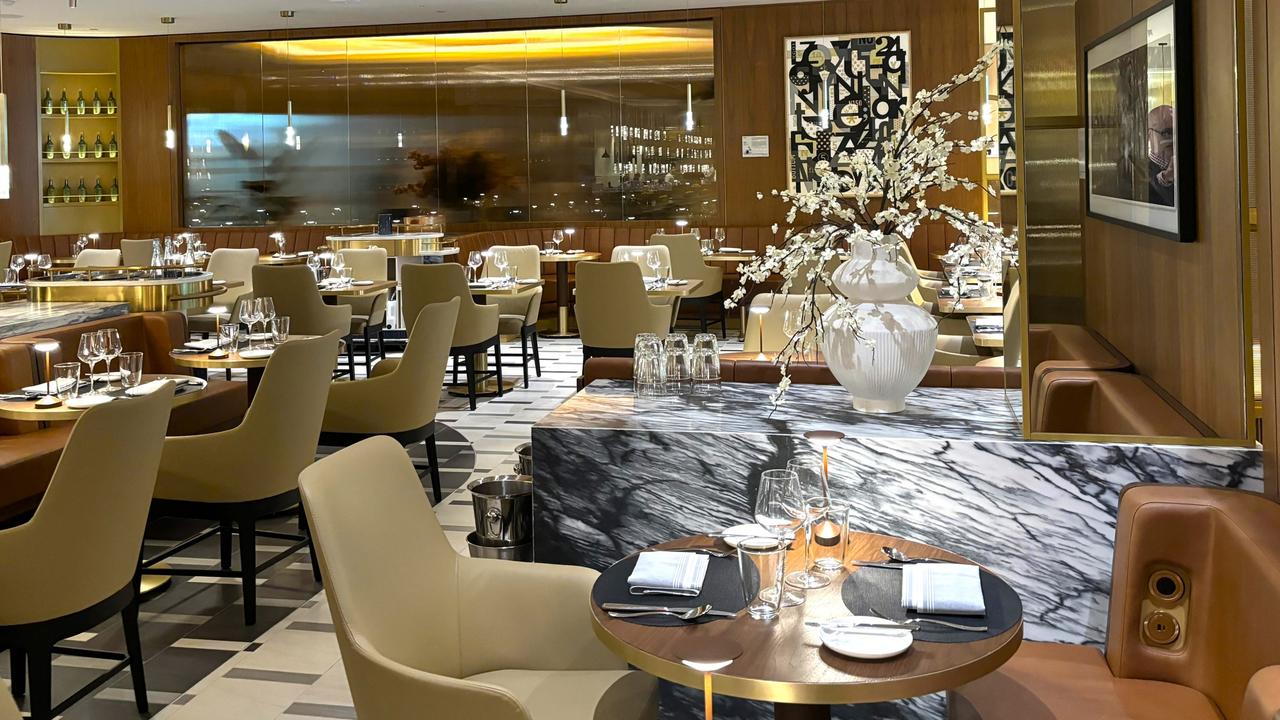 Delta says its Brasserie restaurant is like nothing seen in US airport lounges before. Picture: Benedict Brook/news.com.au.