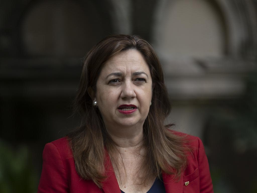 Queensland Premier Annastacia Palaszczuk has said her state will reopen this month. Picture: NewsWire / Sarah Marshall