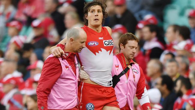 Tippett endured an injury-plagued time at the Swans. Pic: AAP