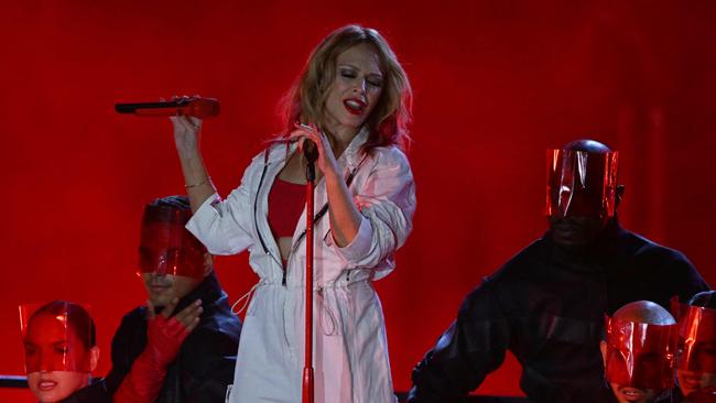 Kylie Minogue still slaying even as she passes 50. Picture: Jim Watson / AFP)