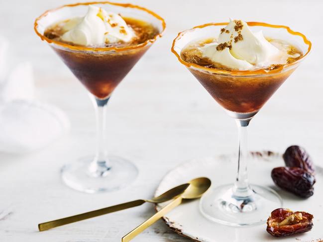 This sticky date martini is like a sipping dessert. Picture: Supplied