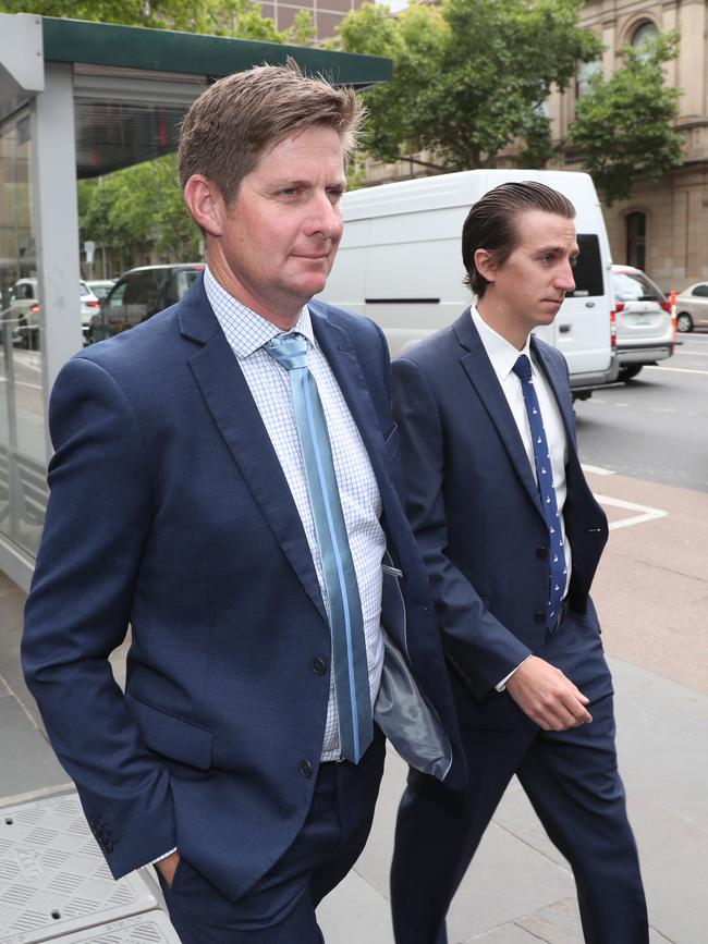 Co-accused racing figures Jarrod McLean (left) and William Hernan will also appear via video link for two day hearing. Picture: AAP