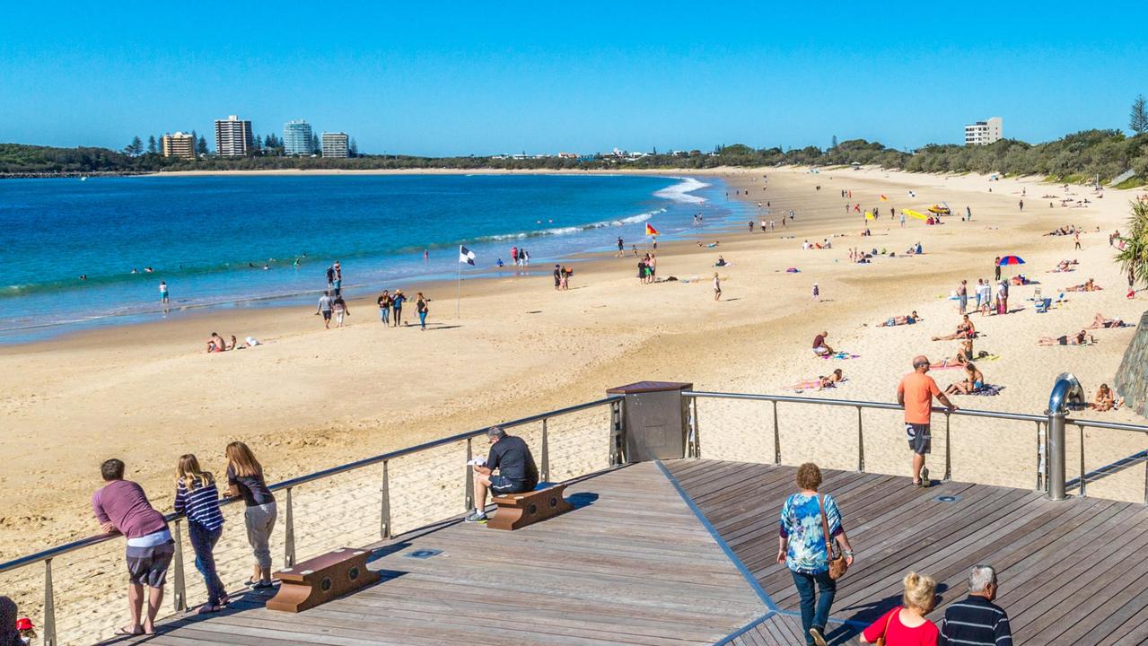 Man dies suddenly at Mooloolaba Beach after being pulled from surf ...