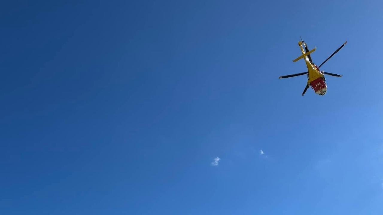 A land and air search was launched to try to find the 20-year-old last year. Picture: Port Stephens SLSA Support Operations Group/ Hunter Surf Life-Saving Facebook page