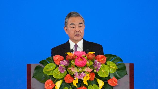 Chinese Foreign Minister Wang Yi is paying a rare high-level visit to Washington. Picture: AFP