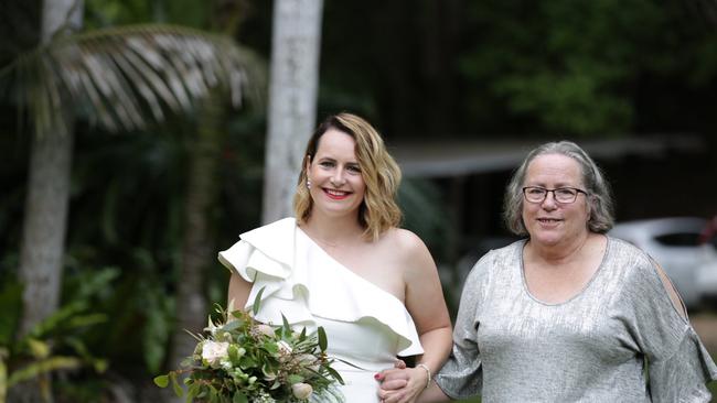 Labor Senator Nita Green with her mother Kathy Musson. Picture: Supplied