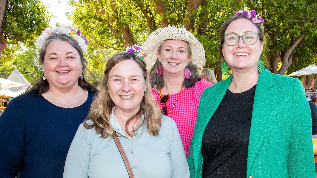 Veronica O'Sullivan (left) with Alison Young, Carmel O'Sullivan and Trish O'Sullivan.Festival of Food &amp; Wine.Sunday September 10th, 2023