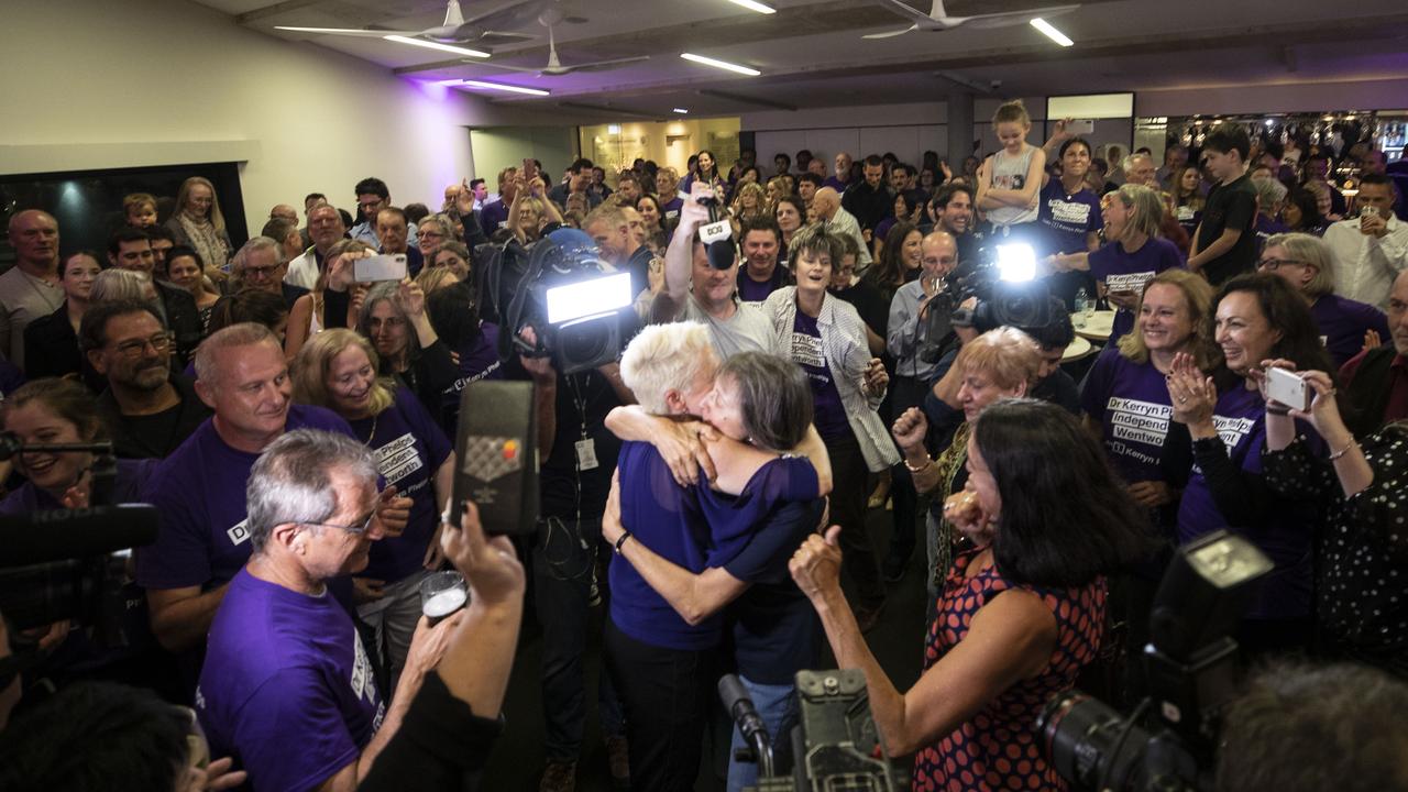 Huge victory for Kerryn Phelps. Picture: Cole Bennetts/Getty Images