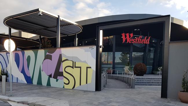 Westfield Doncaster's $30 million dining precinct is starting to take shape. Picture: Kiel Egging.