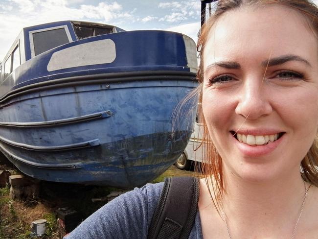 @earlewrites / MERCURY PRESS  (Pictured:  Elizabeth and Leviathan before renovations. ) -  A woman has revealed how she has managed to save over ÃÂ£20,000 on bills and rent since moving into a narrowboat. Elizabeth Earle, 33, first bought her narrowboat, the Leviathan, for ÃÂ£3000 in 2019 and has since spent an extra ÃÂ£12,000 on renovations and decor over the past two years. The author and illustrator from Nuneaton, Warwickshire, swapped her one bed attic flat for her 32ft canal boat to live the life of travel and adventure she'd only ever seen in books. Her frugal living means she saves ÃÂ£10,344 per year on bills. -   SEE MERCURY COPY  Picture: Mercury Press/Caters News