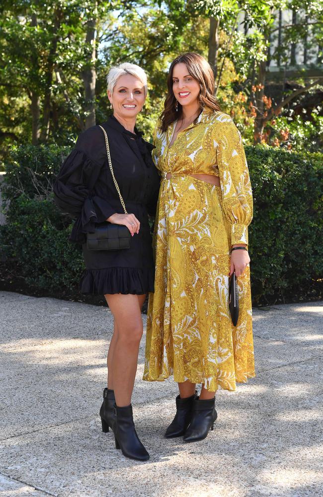 Rebecca Casey-Ryan and Jill Burnett at the Youngcare Women's Lunch at River Plaza, State Library of QLD, South Brisbane. Friday June 4, 2021 Picture, John Gass