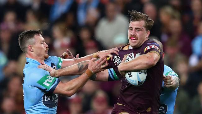 The Queensland five-eighth is expected to announce his future after the grand final. (Photo by Cameron Spencer/Getty Images)