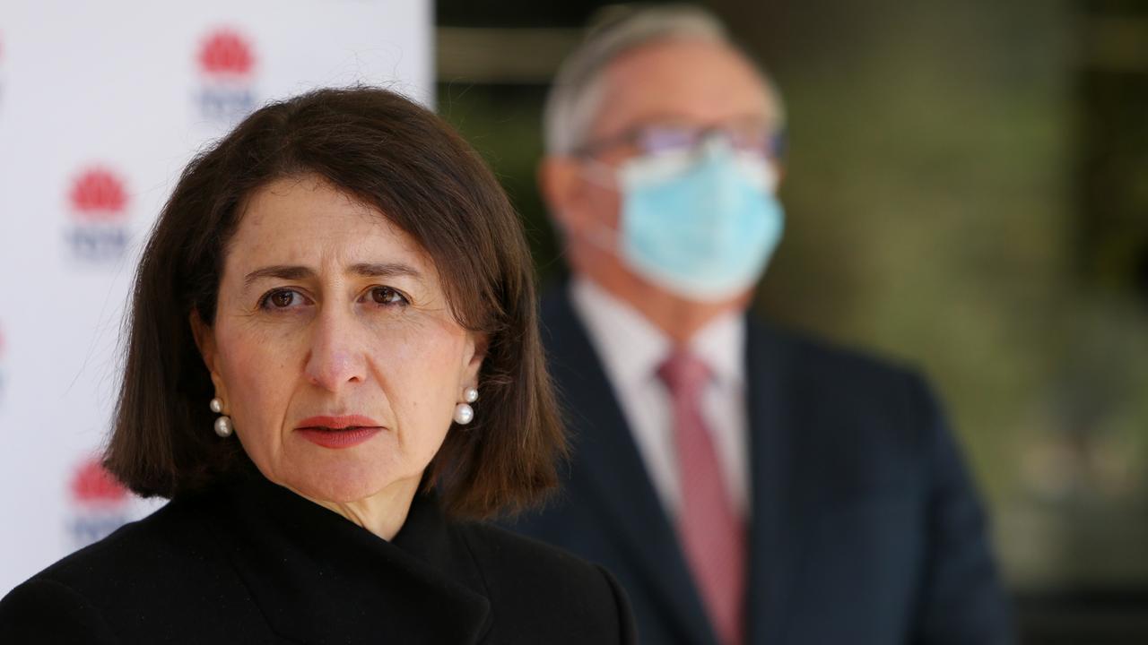 Gladys Berejiklian has ordered people with symptoms to stop leaving their homes. Photo by Lisa Maree Williams/Getty Images