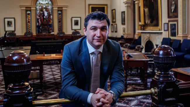 Alexander Hyde at the Adelaide Town Hall. Picture Matt Turner.