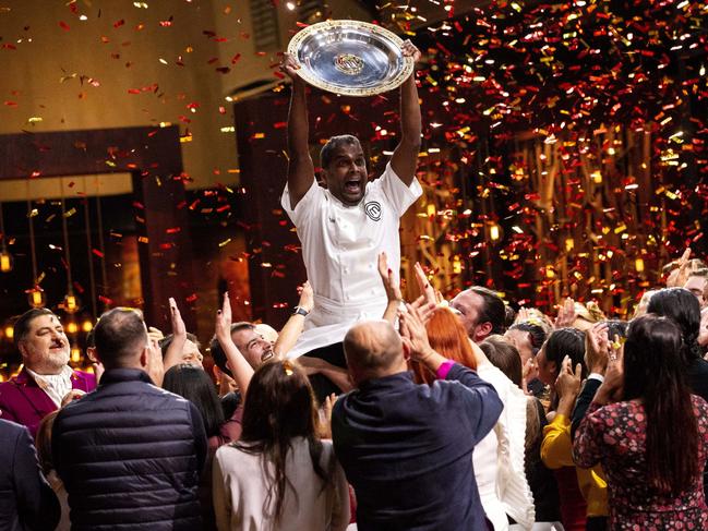 Sashi wins MasterChef Australia last year. Picture: Network Ten