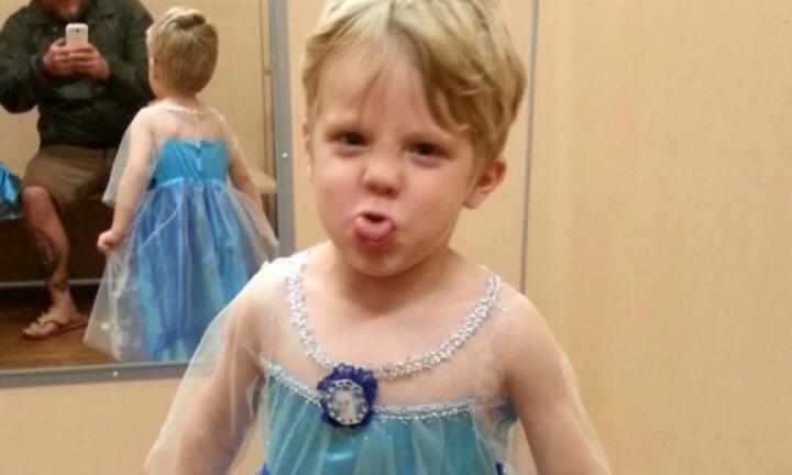 Boys in princess dresses go viral girls dressed as men don t Kidspot