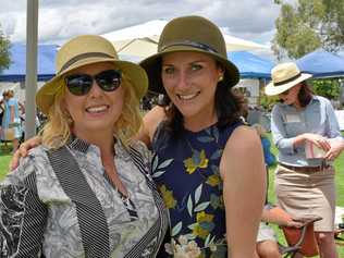 RURAL WOMEN: Anthea Howe and Jemma Meyer at the Women in Ag conference at Jimbour Homestead in Jimbour on Tuesday, October 16 2018. Picture: Meg Bolton