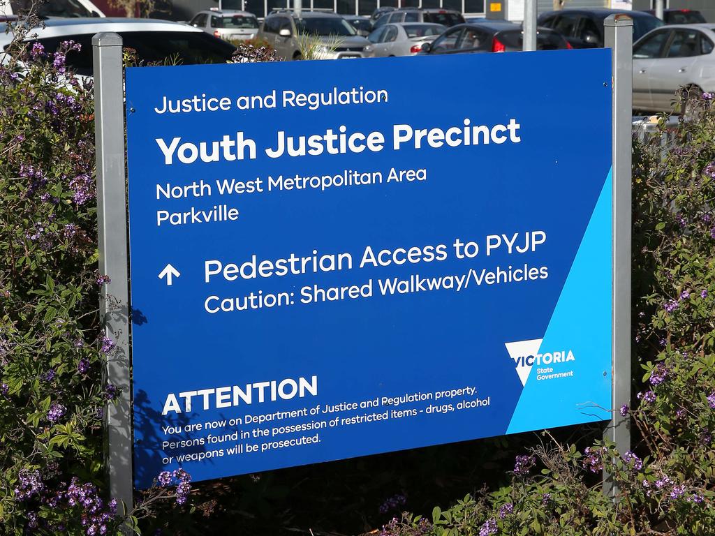 Parkville Youth Justice Precinct in Melbourne. Picture: George Salpigtidis