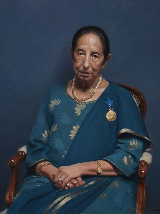 Archibald Prize 2019 finalist Tsering Hannaford 'Mrs Singh' Picture: AGNSW, Jenni Carter.