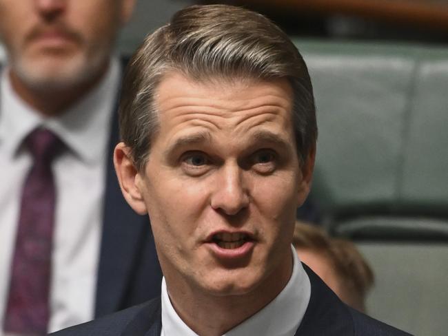 CANBERRA, AUSTRALIA - NewsWire Photos September 27, 2022: Dr Andrew Charlton MP delivers his maiden speech at Parliament House in Canberra. Picture: NCA NewsWire / Martin Ollman