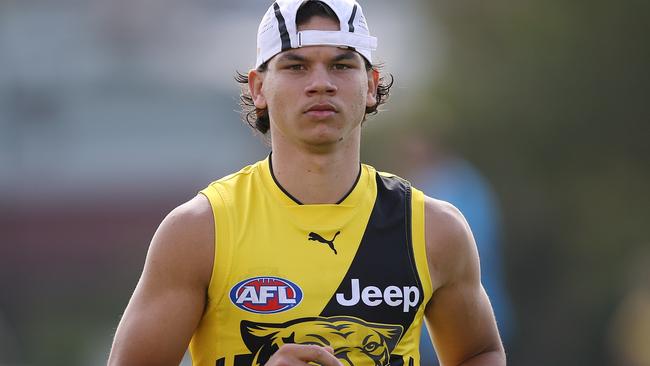 Daniel Rioli is back running after foot surgery. Picture: Wayne Ludbey