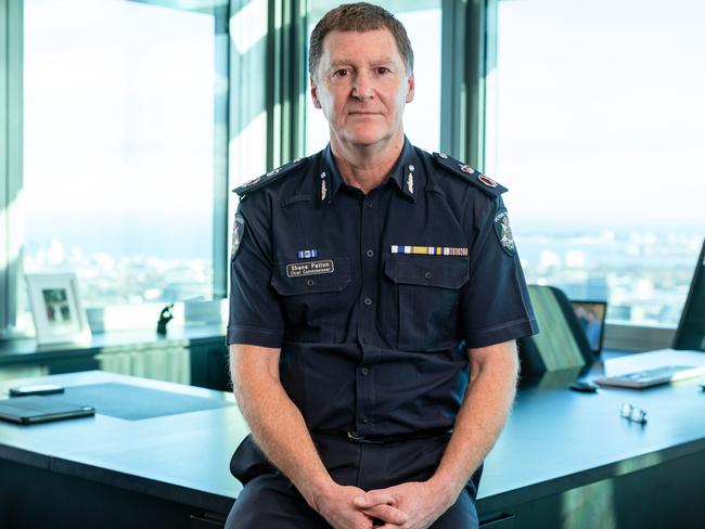 Shane Patton says tackling child crime is police’s biggest priority. Picture: Jason Edwards