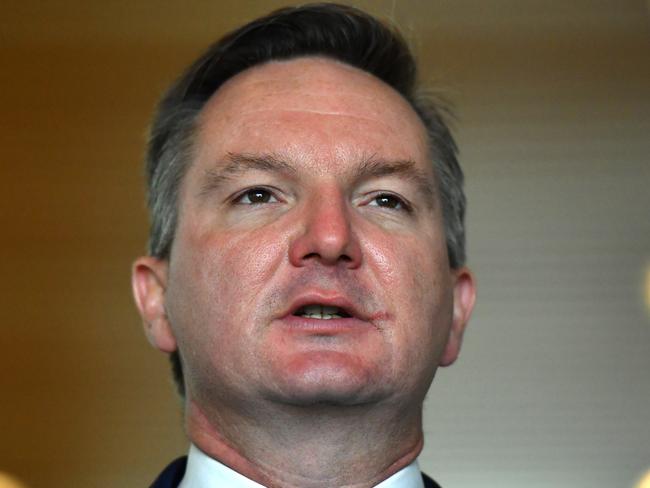 Shadow Treasurer Chris Bowen at a press conference at Parliament House in Canberra, Tuesday, October 24, 2017. (AAP Image/Mick Tsikas) NO ARCHIVING