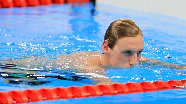 Mack Horton after the Men’s 1500m Freestyle Final.