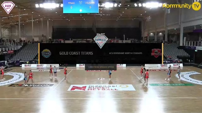 Replay: Gold Coast Titans v ACU Brisbane North Cougars - Netball Queensland Ruby Series preliminary final