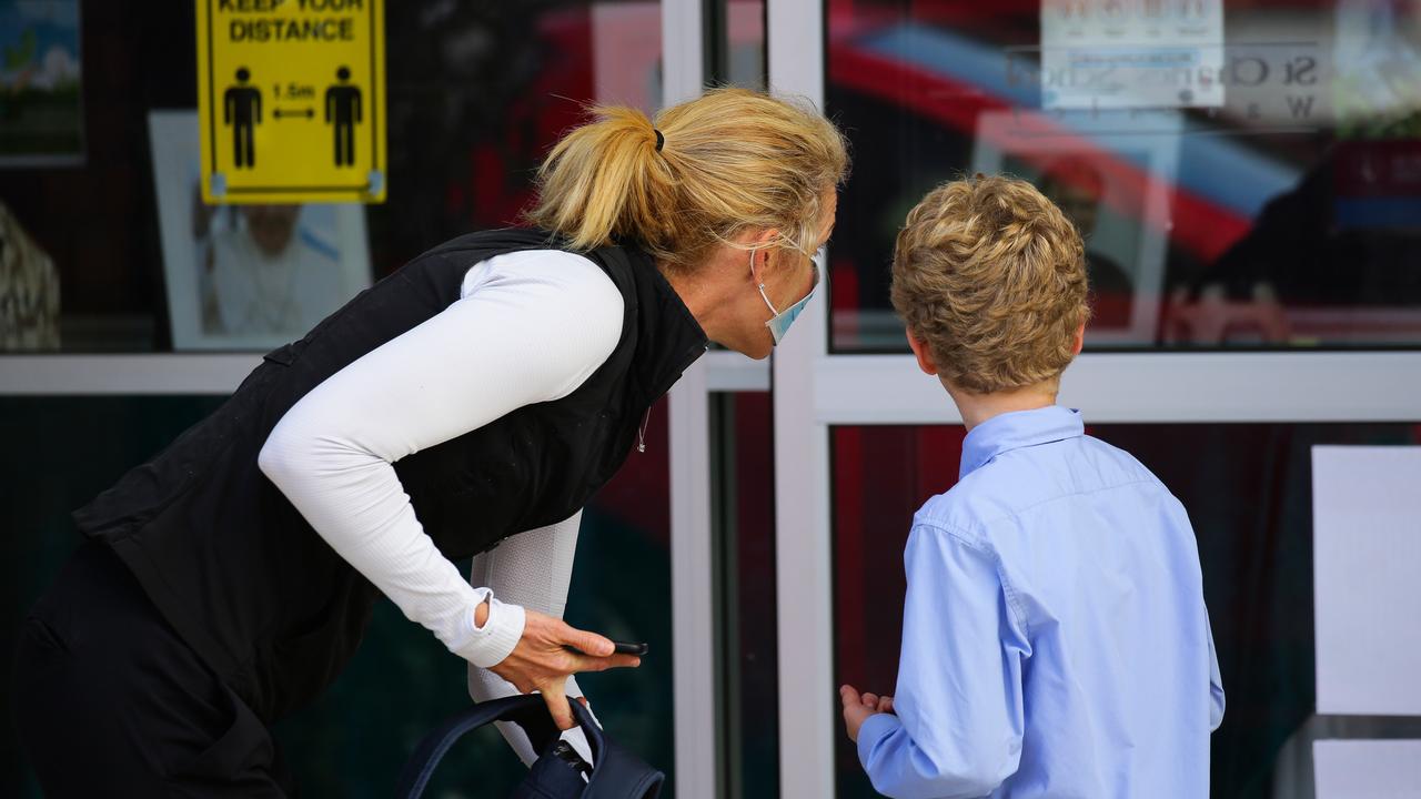 Parents were asked to collect their children on Tuesday. Picture: Gaye Gerard / NCA NewsWire