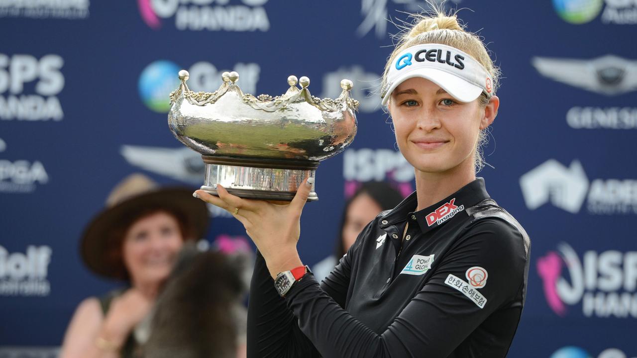 Nelly Korda won the women's Australian Open in 2019. Picture: Brenton Edwards / AFP
