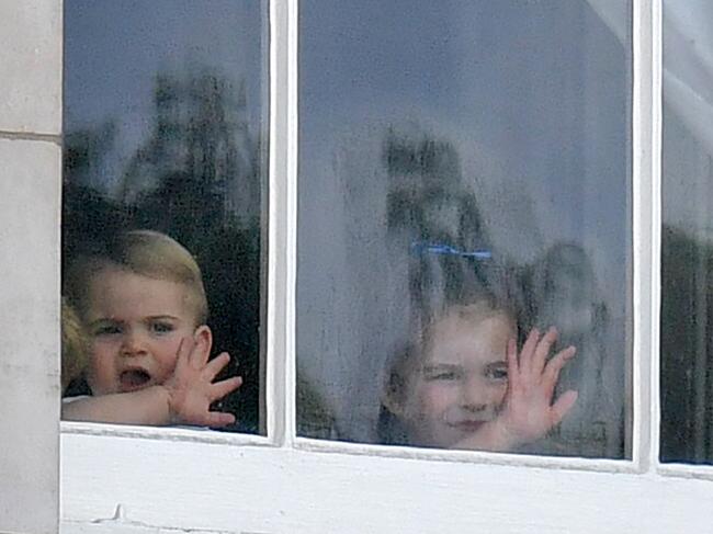 The Trooping of the Colour is Prince Louis’ first royal engagement. Picture: AFP