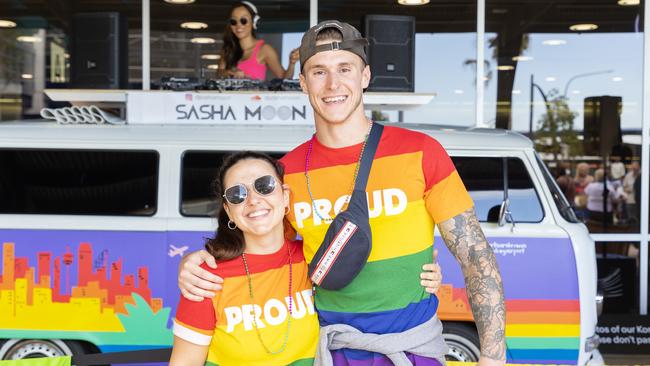 Tens of thousands of people enjoyed Mardi Gras and World Pride. Picture: NCA NewsWire.