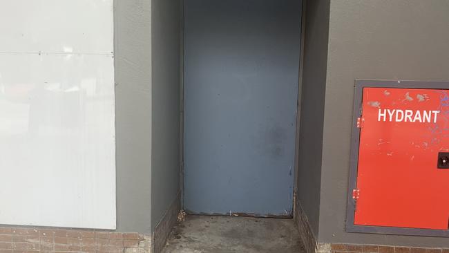 A doorstep being used as a public toilet. Picture: Supplied