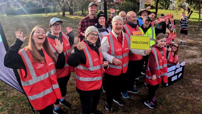 Parkrun volunteers.