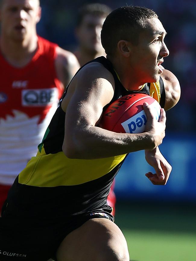 Young buck Shai Bolton put his best foot forward in the VFL on the weekend. Picture: George Salpigtidis