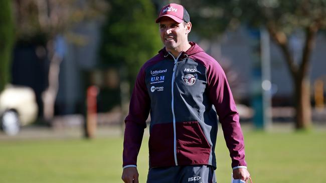 Trent Barrett is having a coaching baptism by fire. Pic: Toby Zerna