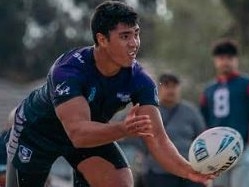 Thunderbolts hooker Kruz Niutili-Schmidt will play against his twin brother Felix for the first time this weekend. , Source: Melbourne Storm