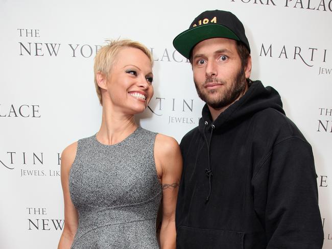 Former married couple Pamela Anderson and Rick Salomon in 2013. Picture: Donald Bowers/Getty