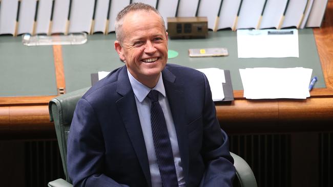 Opposition Leader Bill Shorten in question time yesterday. Picture: Kym Smith