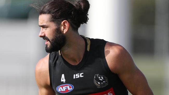 Brodie Grundy is on track to end the Cox curse this year. Picture: David Crosling. 