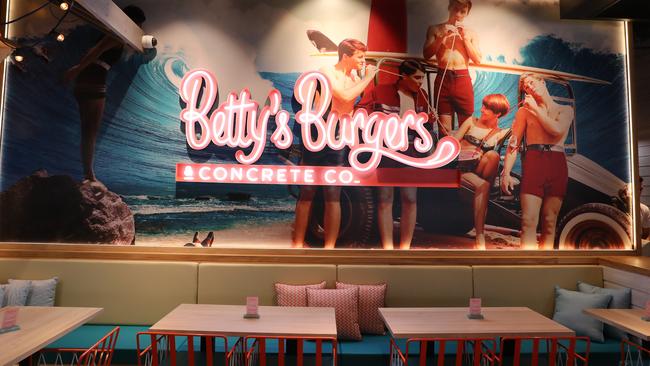 Betty's Burgers has opened a new store in Rundle St. Picture: Tait Schmaal