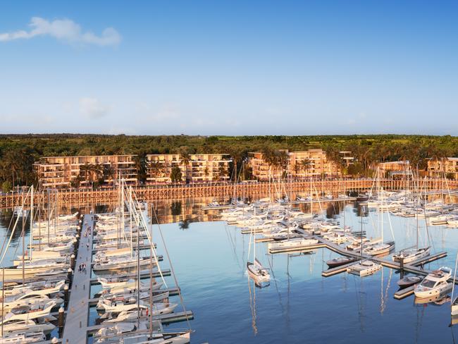 Developer stoush puts $250m Qld marina in limbo, on sale