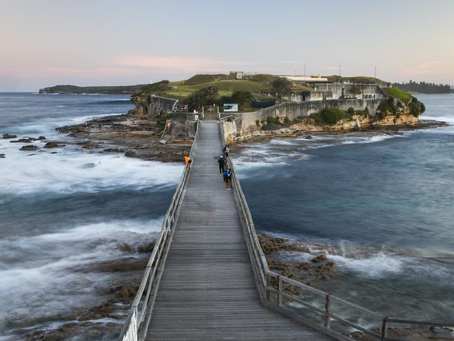 Bare Island, La Perouse is a popular spot for wedding photos. Picture: Dylan Robinson