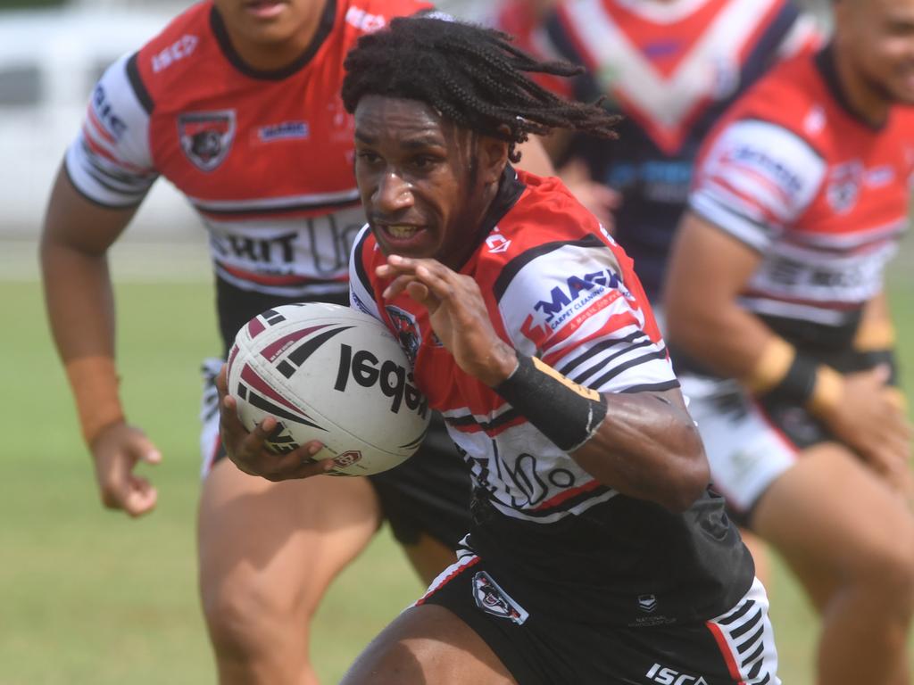 Kirwan State High School hosts St Patrick's College, Mackay, in round 1 of the 2025 Aaron Payne Cup. Picture: Evan Morgan