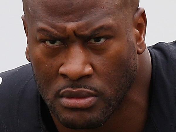 PITTSBURGH, PA - NOVEMBER 30: James Harrison #92 of the Pittsburgh Steelers is introduced prior to the game against the New Orleans Saints at Heinz Field on November 30, 2014 in Pittsburgh, Pennsylvania. (Photo by Gregory Shamus/Getty Images)